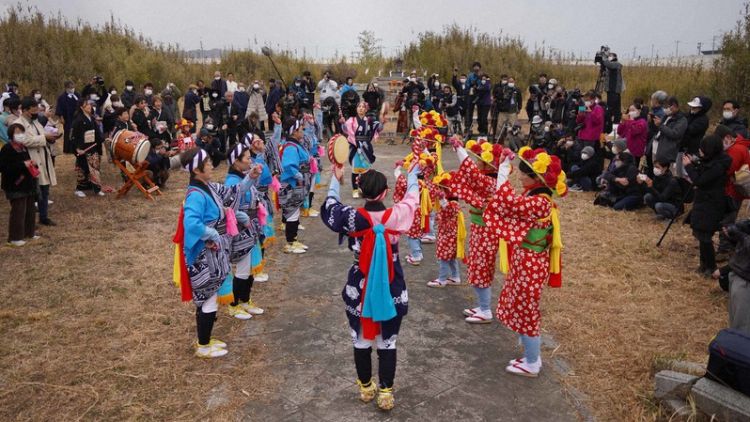 Ukedo no taue odori di Amba Matsuri Festival 2023