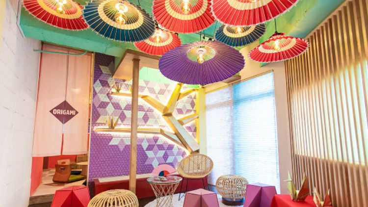 Airbnb di Harajuku Tokyo bergaya Origami 