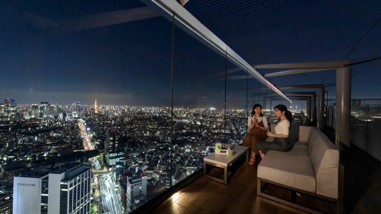 Shibuya Sky Rooftop Bar