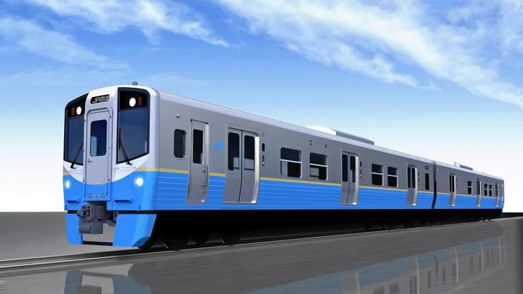 Rancangan model kereta baru JR Shikoku (Yomiuri Shimbun/The Japan News)