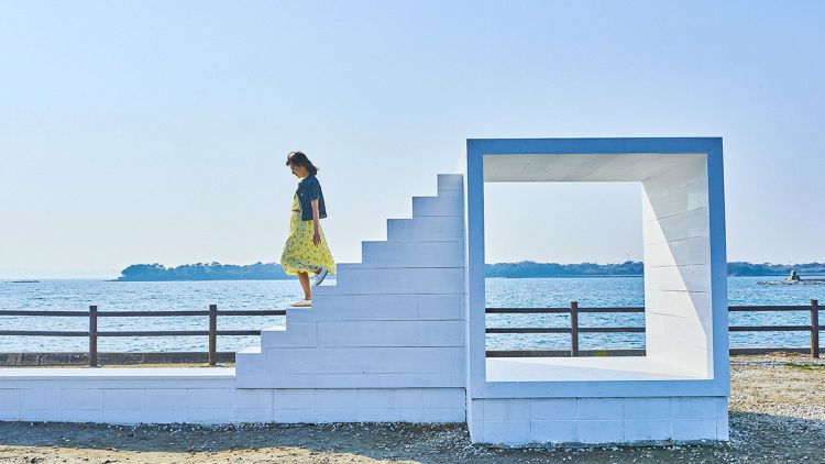 East House, salah satu intalasi seni di Pulau Sakushima (Aichi Now).