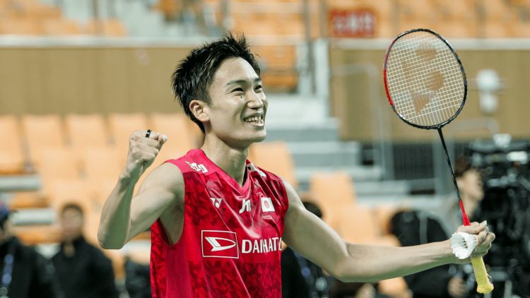 Kento Momota, juara dunia bulu tangkis dua kali (BWF via JPNN). Kento Momota, juara dunia bulu tangkis dua kali (BWF via JPNN).