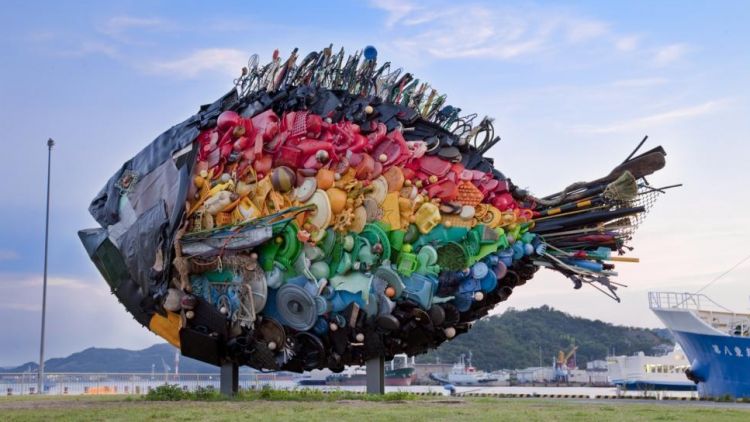 Salah Satu Karya yang Dipajang di Setouchi Triennale (SETOUCHI TRIENNALE/Osamu Nakamura) Salah Satu Karya yang Dipajang di Setouchi Triennale (SETOUCHI TRIENNALE/Osamu Nakamura)