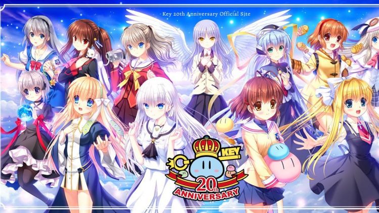 Semua karakter ciptaan Key/Visual dalam poster ulang tahunnya ke 20 Semua karakter ciptaan Key/Visual dalam poster ulang tahunnya ke 20