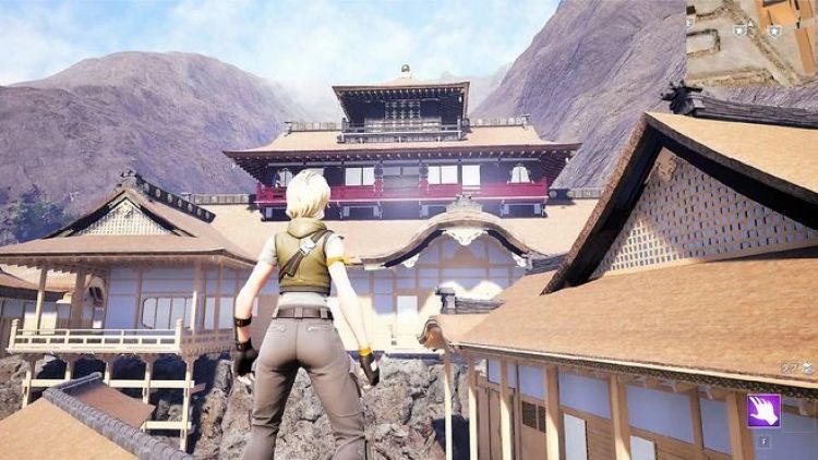 Kastil Gifu dalam game Fortnite