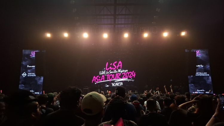 Suasana di dalam Basketball Hall, GBK
