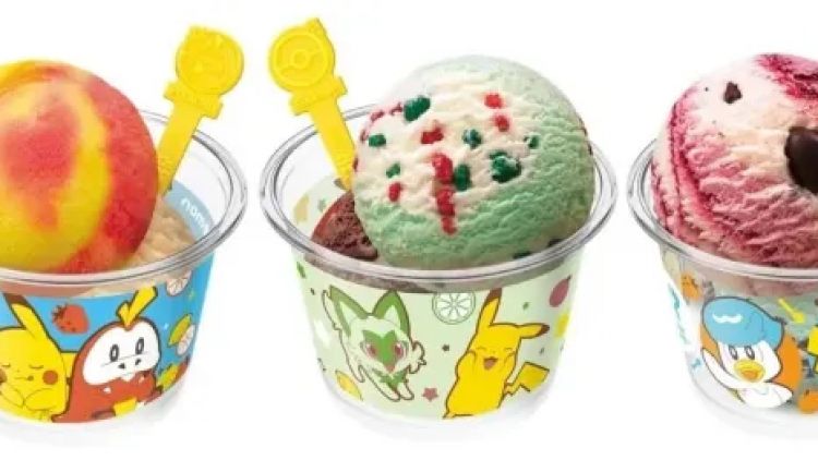 Es krim kolaborasi Baskin-Robbins dan Pokemon (PR Times via SoraNews24).