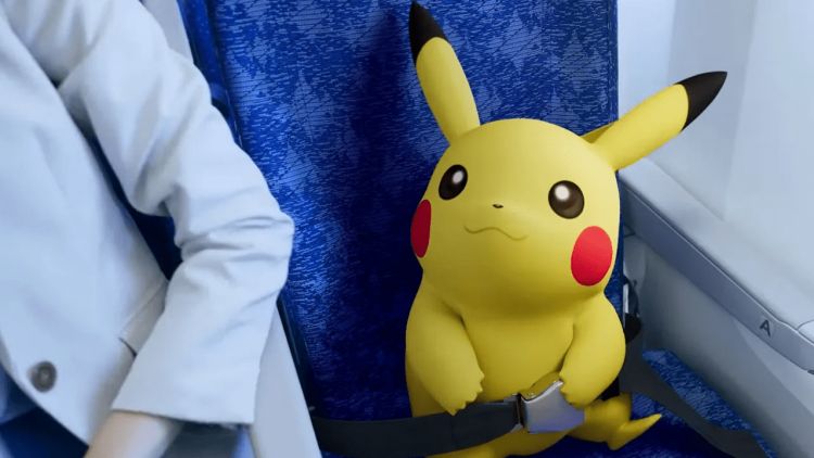 Cuplikan video keselamatan Penerbangan ANA yang berkolaborasi dengan Pokemon