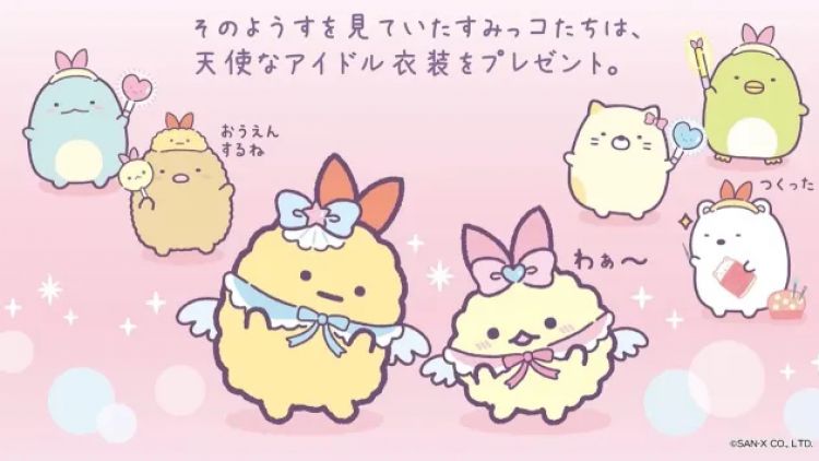 Ebiten no Shippo dan Ebifurai no Shippo menggunakan kostum idol Ebiten no Shippo dan Ebifurai no Shippo menggunakan kostum idol