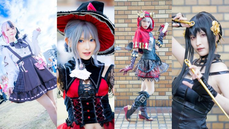 Para cosplayer yang hadir dalam Ikebukuro Halloween Cosplay Festival 2023