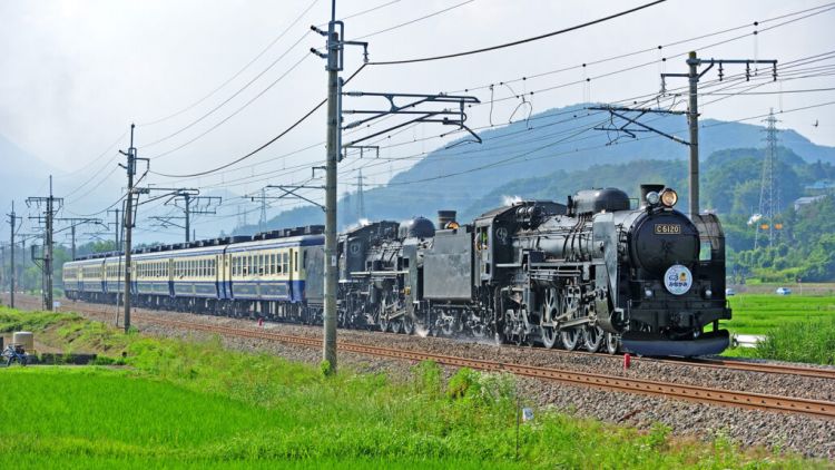 Kereta Uap Gunma Minakami.