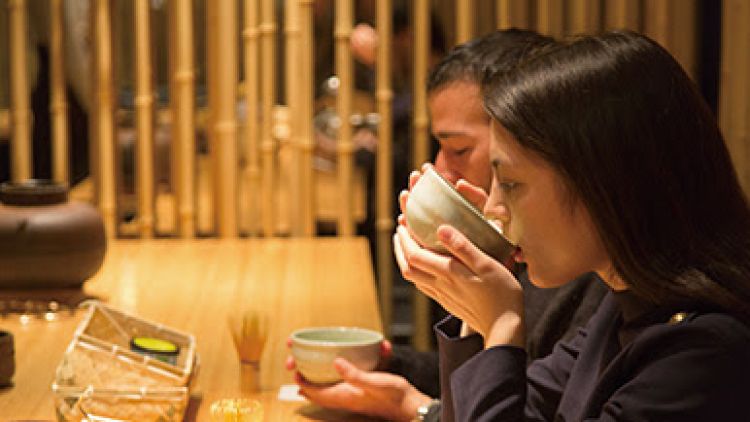 Upacara minum teh Jepang di Tokyo