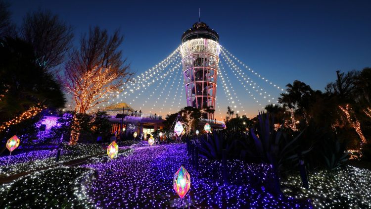 Iluminasi musim dingin Shonan no Hoseki (Kanagawa Travel)