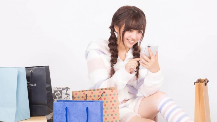 Ilustrasi. Belanja online di Jepang