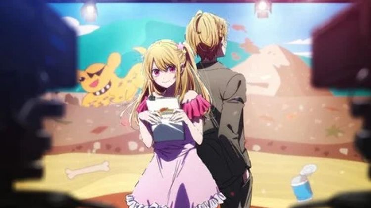 Poster resmi untuk musim ketiga anime Oshi no Ko.