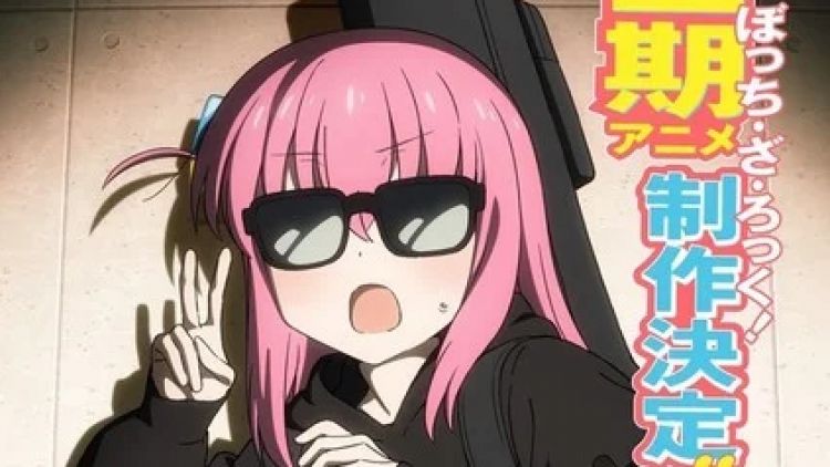 Poster resmi untuk musim kedua Bocchi the Rock!