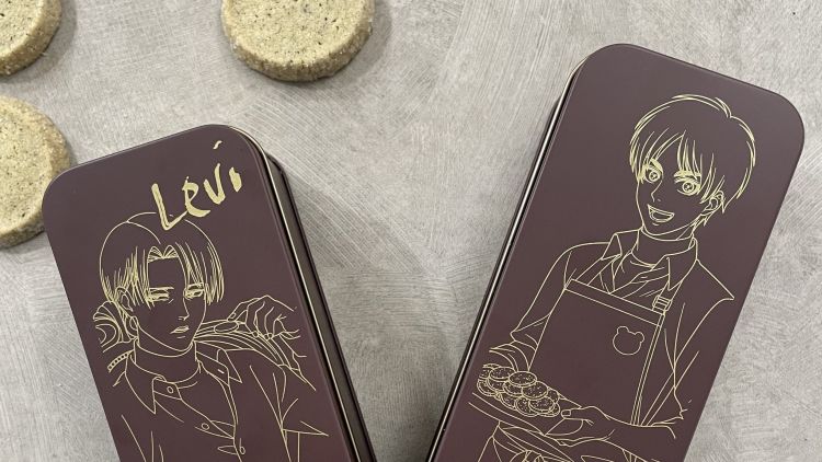 2 varian kotak kukis Attack on Titan 2 varian kotak kukis Attack on Titan