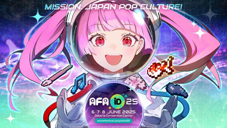 Poster resmi untuk Anime Festival Asia - AFAID25 di Jakarta. Poster resmi untuk Anime Festival Asia - AFAID25 di Jakarta.