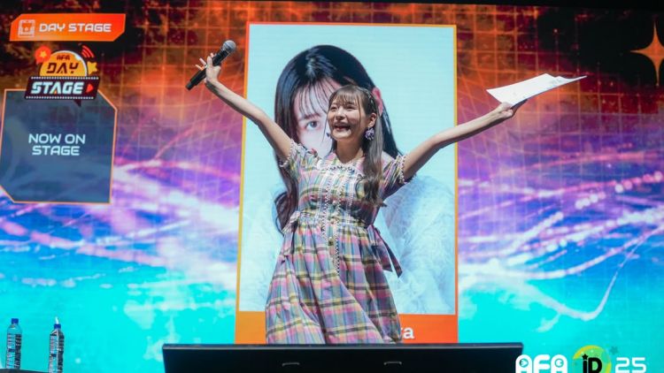 Sumire Uesaka tampil di Day Stage AFAID 2025 Sumire Uesaka tampil di Day Stage AFAID 2025
