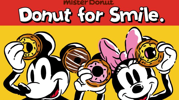 Mister Donut "Donut for Smile" kolaborasi dengan disney