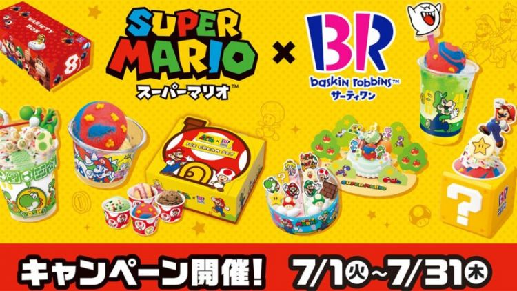 Baskin Robbins x Super Mario