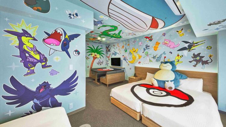Kamar Pokemon yang terkenal di Hotel MIMARU