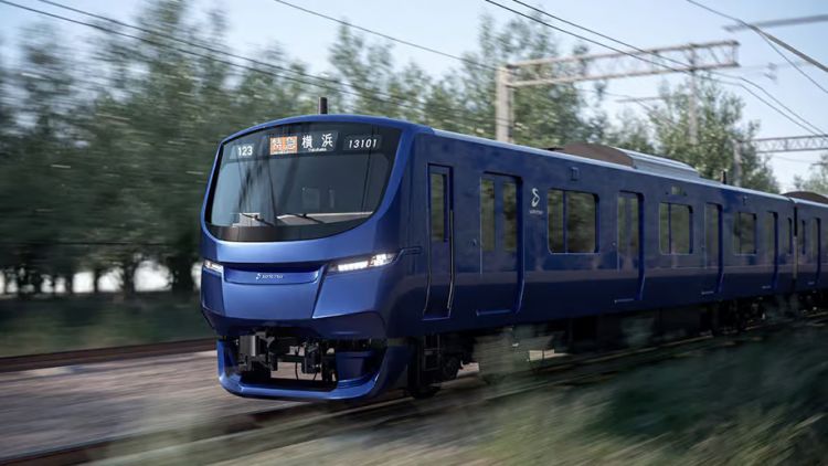 Kereta listrik Sotetsu 13000 (railf.jp)