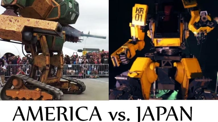 Akhirnya! Jepang menerima tantangan duel robot raksasa dari Amerika!