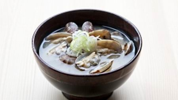 Asari no misoshiru, sup miso kerang Asari (1)