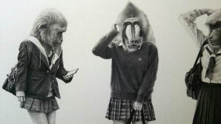 Bagaimana jika hewan-hewan digambarkan seperti gadis-gadis SMA (1)