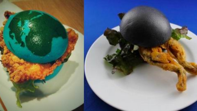 Burger Kodok Jadi Santapan Lezat di Jepang