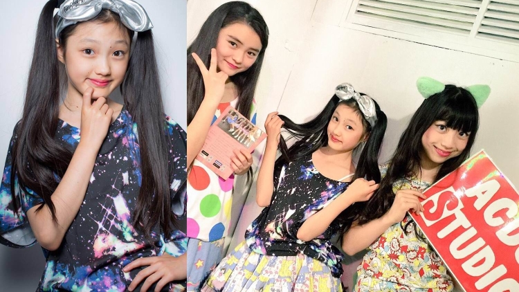 Cocone dan para anggota Chericherie tampil di fashion show ACDC RAG Cocone dan para anggota Chericherie tampil di fashion show ACDC RAG