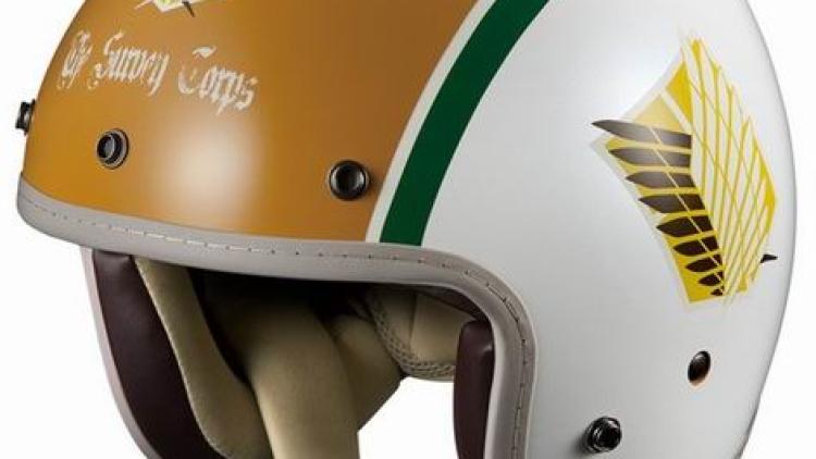 Helm motor kolaborasi Attack on Titan mulai ditawarkan (5)