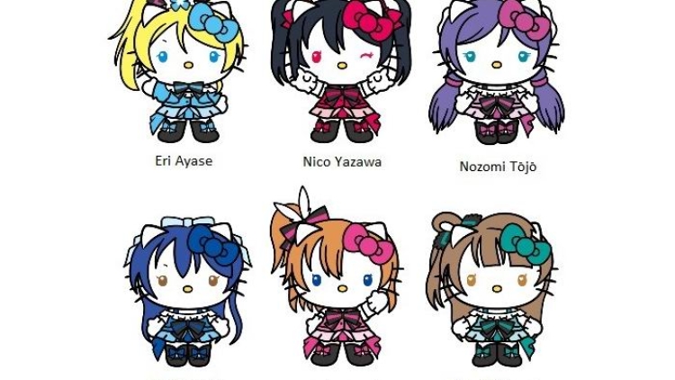 Kawaii! Hello Kitty bercosplay sebagai gadis-gadis Love Live!2 Kawaii! Hello Kitty bercosplay sebagai gadis-gadis Love Live!2