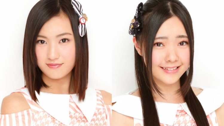 Kenkyuusei SKE48 Risa Ogino dan Yuka Sasaki