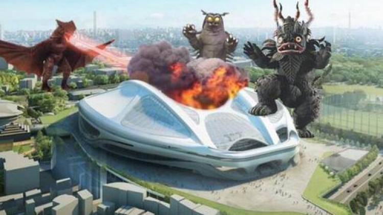 Kontroversi National Stadium di Tokyo ciptakan parodi kreatif di Twitter (6)