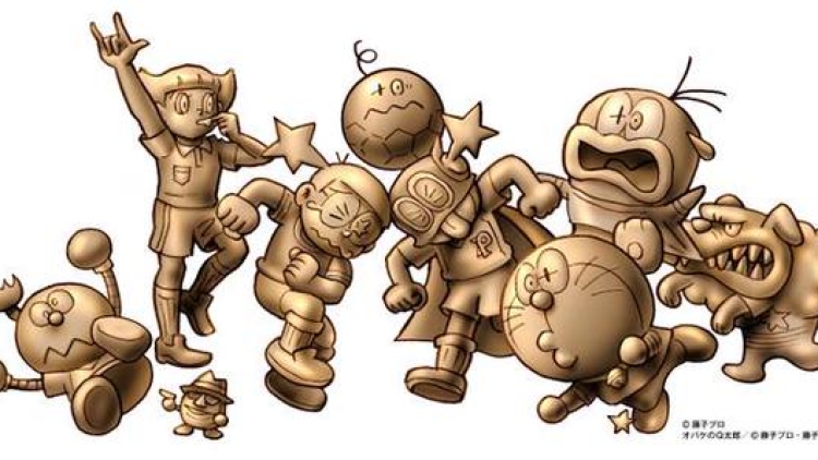 Patung Doraemon Stadion Kawasaki (1)