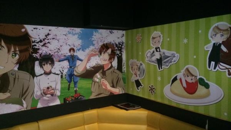 Ruang karaoke kolaborasi Hetalia akan dibuka di Akihabara (2)