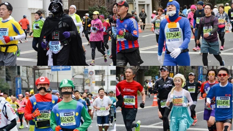 Seru! Para cosplayer kembali mengambil alih Tokyo Marathon! Seru! Para cosplayer kembali mengambil alih Tokyo Marathon!