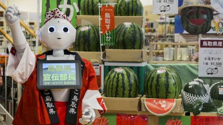 Wah, di Tokyo ada robot yang bekerja di dalam toko! (1)