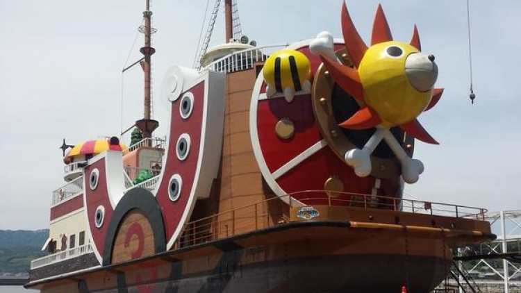 Wah, kapal One Piece akan berlabuh di taman hiburan di Jepang! (2)