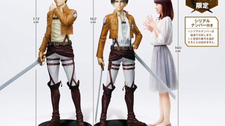 Wow! Di Jepang, patung Attack on Titan seukuran manusia ini dijual seharga 14.000 dollar! (1)