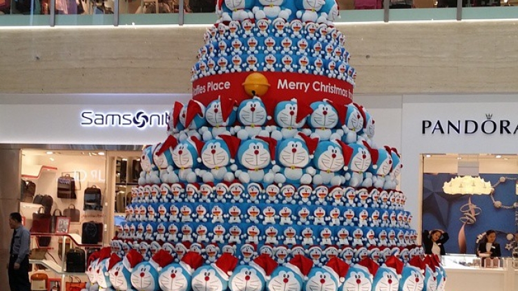 doraemon christmas tree (3)