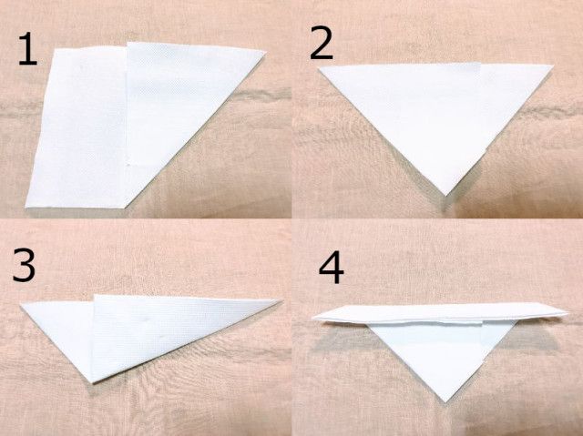 Tahapan melipat masker origami (soranews24.com)