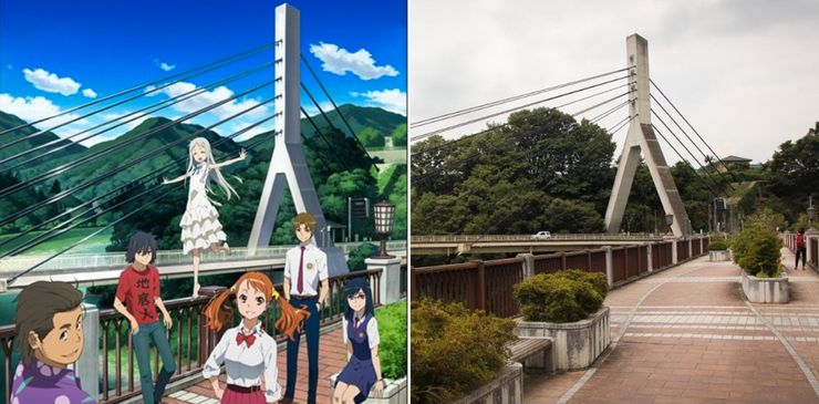 Jembatan dalam anime Anohana