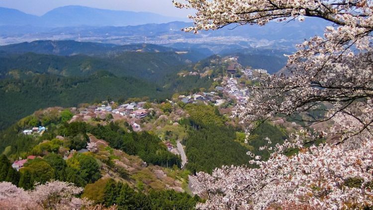 Pemandangan dari Gunung Yoshino