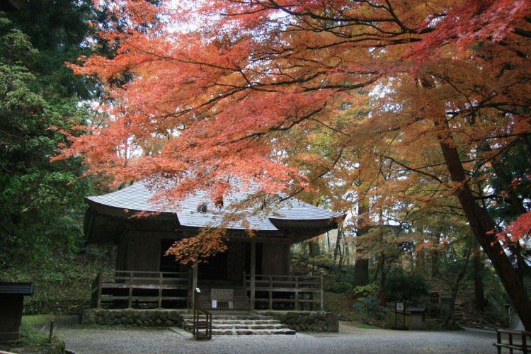 Kuil Chuson ji, situs warisan budaya UNESCO (Zekkei Japan).