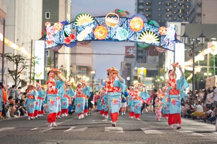 Salah satu tarian yang ditampilkan dalam Tohoku Kizuna Festival (The Hidden Japan).