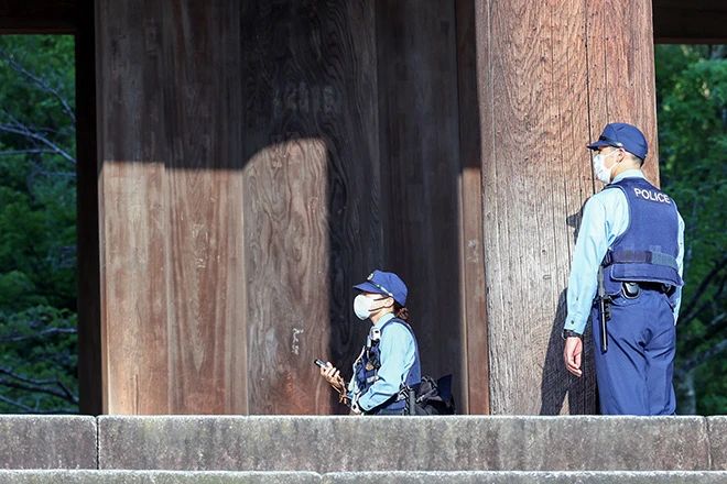 Goresan pada Kuil Chioin di Kyoto