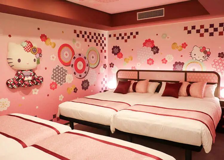 Nuansa Hello Kitty yang kental di Asakusa Tobu Hotel (Live Japan).